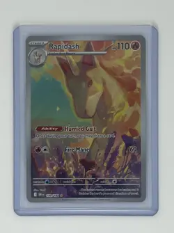 Rapidash 189/182 NM - Illustration Rare Holo - 2025 Pokemon TCG Destined Rivals - Image 1