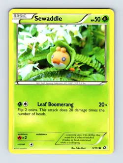 Sewaddle - Legendary Treasures 9/113 - MP - Pokemon - Image 1