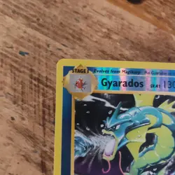 Pokemon TCG Gyarados 34/108 Evolutions Holo Rare Stage 1 130 HP 2016 - Image 3