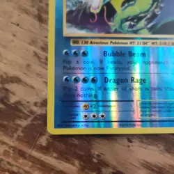 Pokemon TCG Gyarados 34/108 Evolutions Holo Rare Stage 1 130 HP 2016 - Image 4