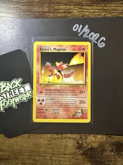 Blaine's Magmar 37/132, Gym Heroes, Pokemon TCG, 2000, Vintage, Uncommon, NM - Image 3