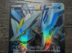 POKEMON KYUREM EX 96/99 ULTRA RARE FULL ART HOLO 2012 + NEW DARKRAI SLEEVE - Image 2
