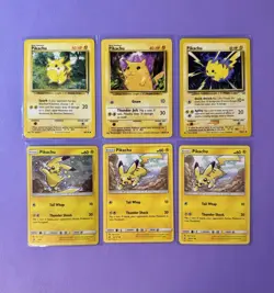 TCG Pokemon English & Japanese Pikachu Modern and Vintage lot of 20 - Image 3