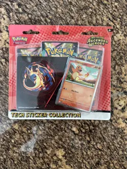 Pokemon Ascended Heroes Tech Sticker Collection Charmander New Sealed IN-HAND - Image 1