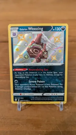 Galarian Weezing - SV077/SV122 - Pokemon Shining Fates Sword Shield Shiny - NM! - Image 1
