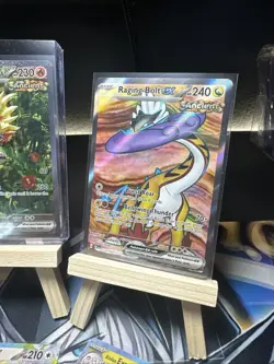 Pokemon Gouging Fire ex 204/162 Temporal Forces Holo SIR+ Raging Bolt & 233/167 - Image 2