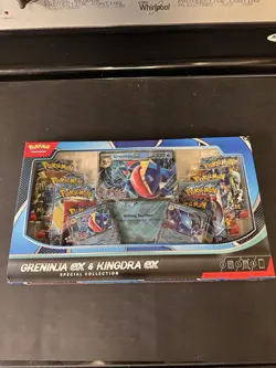 Pokemon TCG Greninja EX & Kingdra EX Special Collection Box - Image 1