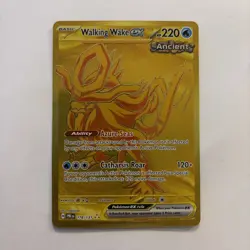 Walking Wake ex 178/131 Hyper Rare Gold Prismatic Evolutions Holo Pokemon NM - Image 1