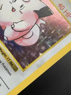 1999 Pokemon TCG Clefairy Base Set Shadowless Holo Rare 5/102 Vintage - Image 5