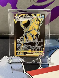 Pokemon TCG Ice Rider Calyrex VMAX Astral Radiance TG29/TG30 Secret Rare - Image 1