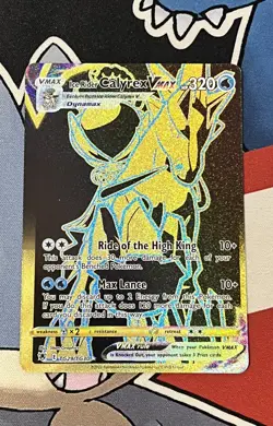 Pokemon TCG Ice Rider Calyrex VMAX Astral Radiance TG29/TG30 Secret Rare - Image 2