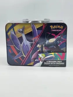 Pokemon TCG Treasure Chest Lunch Box Tin Sealed - Image 1