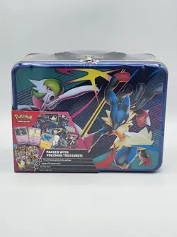 Pokemon TCG Treasure Chest Lunch Box Tin Sealed - Image 3