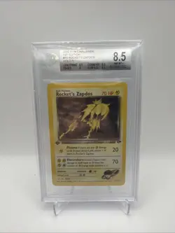 Rocket’s Zapdos 15/132 Gym Challenge Holo Rare Beckett WOTC Vintage Pokemon - Image 1