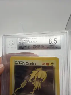 Rocket’s Zapdos 15/132 Gym Challenge Holo Rare Beckett WOTC Vintage Pokemon - Image 3