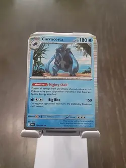 Pokemon SV: Black Bolt English - Carracosta - 023/086 - Holo Rare - Image 1