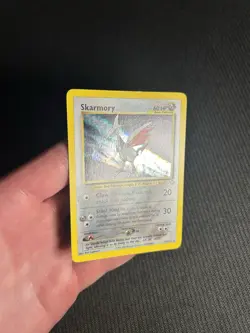Pokemon TCG Skarmory 13/111 Neo Genesis Holo MP - Image 5