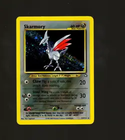 Pokemon TCG Skarmory 13/111 Neo Genesis Holo Rare NM Card Vintage 2000 - Image 1