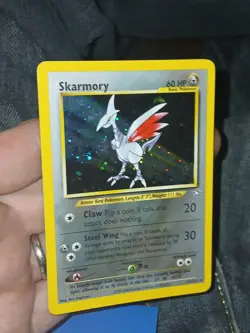 Pokemon TCG Skarmory Neo Genesis Holo Rare Card 13/111 Lp Vintage WOTC - Image 1