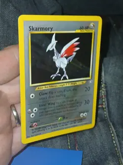 Pokemon TCG Skarmory Neo Genesis Holo Rare Card 13/111 Lp Vintage WOTC - Image 2
