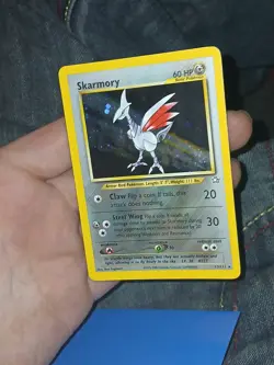 Pokemon TCG Skarmory Neo Genesis Holo Rare Card 13/111 Lp Vintage WOTC - Image 3