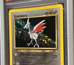 Pokemon TCG Skarmory 13/111 Holo PSA 8 NM-MT 2001 Neo Genesis W/guard 🔥🔥 - Image 2