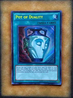 Yugioh Pot Of Duality DREV-EN062 Secret Rare NM - Image 1