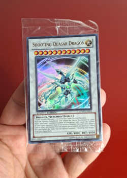 Yu-Gi-Oh UR Shooting Quasar Dragon (JUMP-EN055) Shonen Jump PROMO [SEALED] - Image 1