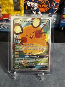 Dedenne GX 195a/214 - Alternate Full Art - Unbroken Bonds Pokemon Card NM/M - Image 1