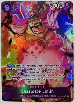 CHARLOTTE LINLIN One Piece OP08-069 Two Legends Alt Art Foil SR - Image 1