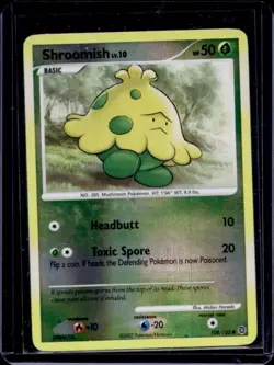 2007 Pokemon Diamond & Pearl Secret Wonders Shroomish Reverse Holo #108/132 - Image 1
