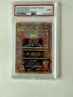2000 Pokemon Game PROMO - Ancient Mew - Pokemon 2000 Movie Promo - PSA 9 - MINT - Image 1