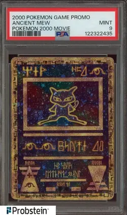 2000 Pokemon Game Promo Pokemon Movie 2000 Ancient Mew PSA 9 MINT TCG - Image 1