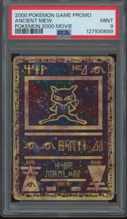 2000 Pokemon Game Promo 2000 Movie Ancient Mew Mint PSA 9 - Image 1