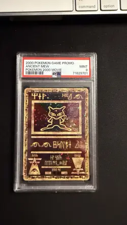 2000 Pokemon Ancient Mew Holo PSA 9 Mint Pokemon Movie Game Promo - Image 1