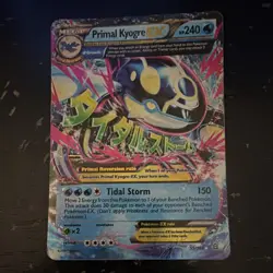 Pokemon Primal Kyogre EX Ultra Rare Full Art Holo XY Primal Clash 55/160 240HP - Image 1