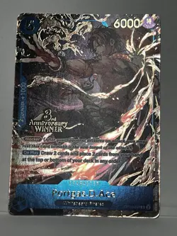 OP07-053 Winner 3rd Anniversary Portgas.D.Ace Promo One Piece Card English - Image 2