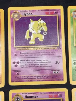 WOTC Vintage Rare Non-Holo Pokemon TCG Lot - Base Set 2, Fossil, Jungle, MP/HP - Image 3