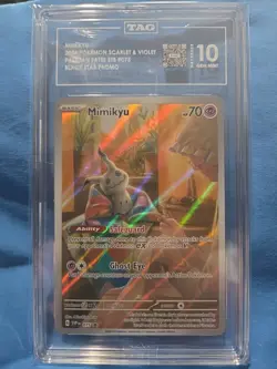 Pokemon TCG Mimikyu 075 Sv: Scarlet & Violet Promo Cards Holo! TAG 10! - Image 1