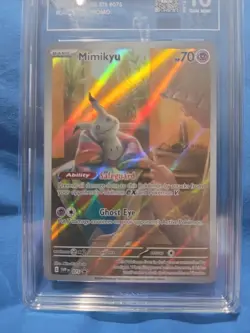 Pokemon TCG Mimikyu 075 Sv: Scarlet & Violet Promo Cards Holo! TAG 10! - Image 2