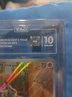 Pokemon TCG Mimikyu 075 Sv: Scarlet & Violet Promo Cards Holo! TAG 10! - Image 3