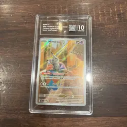 Pokemon TCG Mimikyu 2024 Scarlet & Violet Black Star Promo Card 075 TAG 10!!🔥🔥 - Image 1