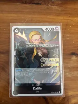 Kalifa (Judge Pack Vol. 2) OP03-081 One Piece Promotion Cards Foil - Image 1