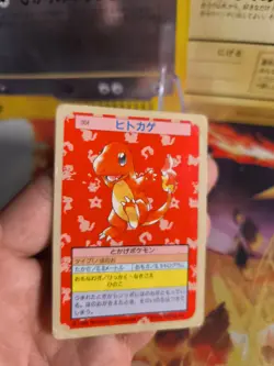 Pokemon Karte Card Charmander Topsun 1995 Glumanda Bandai japanese PL Green Back - Image 2