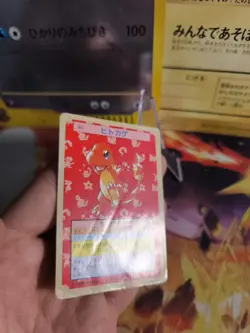 Pokemon Karte Card Charmander Topsun 1995 Glumanda Bandai japanese PL Green Back - Image 3