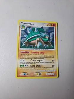 Torterra 11/100 - Rare Holo Pokemon TCG Card - Diamond & Pearl Stormfront LP - Image 1