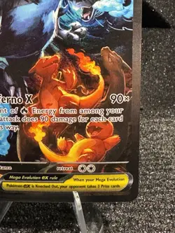 🔥Pokemon Mega Charizard X EX 125/094 NM/Mint Phantasmal Flames Chase Card 🔥 - Image 4