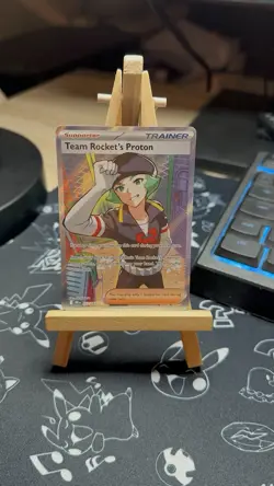 Pokemon TCG Team Rockets Proton Card 227/182 Destined Rivals Near Mint - Image 1