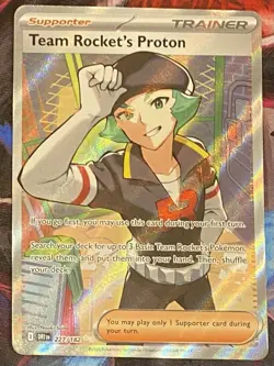 Pokemon TCG Team Rockets Proton 227/182 Destined Rivals NM - Image 1