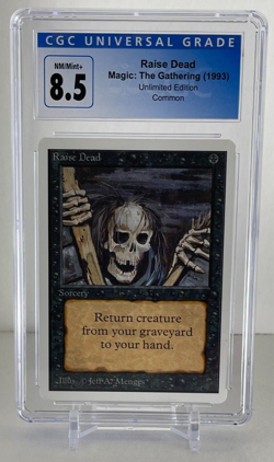 Raise Dead 2nd Edition / Unlimited Graded CGC 8.5 NM/Mint+ Legacy MTG Cards - Image 1